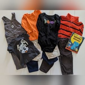 Halloween Bundle - "Boo!" - Size 12-18M